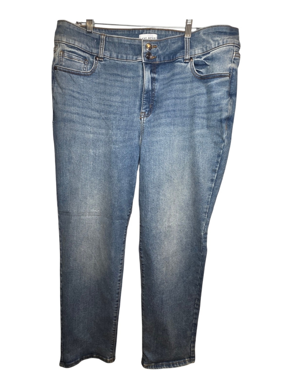 Lane Bryant Tighter Tummy High Rise Straight Leg Jeans Blue Size 20 Flex Magic